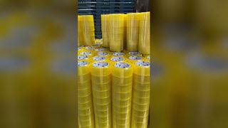 Żółta taśma pakowa Mocna pieczęć i bezpieczne pudełka