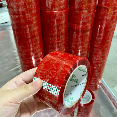Dobra cena. BOPP Sticky Roll Shipping Tape With Logo Carton Box Sealing Tape w Internecie