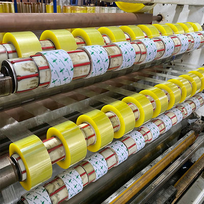 Przezroczysta / Transparentna Żółta Taśma Pakowa do Kartonów z Napisem FRAGILE