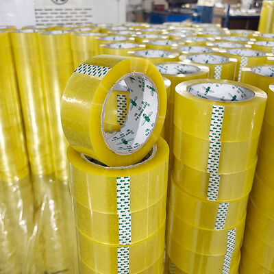 BOPP Yellowish Yellow Packing Packaging Adhesive High Adhesive Power Sealing Tape